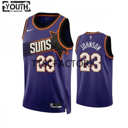 Maglia NBA Phoenix Suns Cameron Johnson 23 Nike 2022-23 Icon Edition Viola Swingman - Bambino